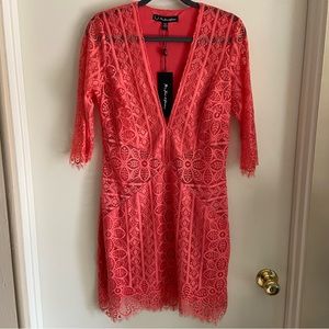 NWT For Love & Lemons Lyla lace dress